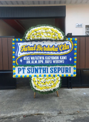 Papan Bunga Duka di Jalancagak